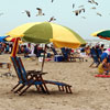 beach scene