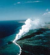 laze plume on the kona coast