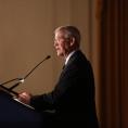 Photo: Oliver North on stage in the East Room.