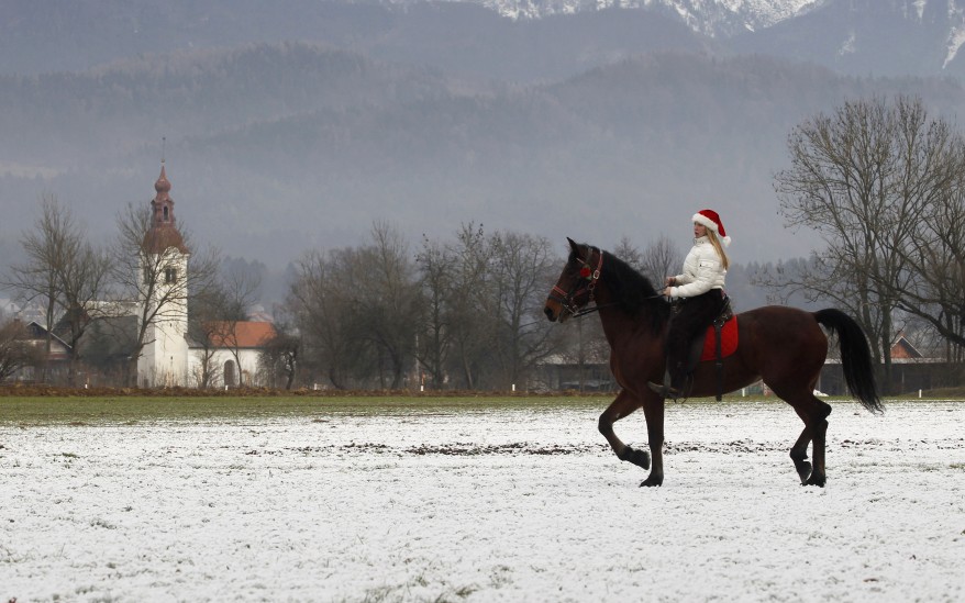 "Slovenia Horse Blessing"