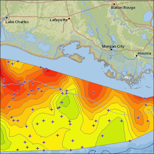 Hypoxia Data for Northern Gulf of Mexico