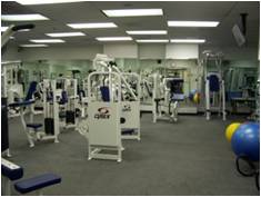 Image of HUD's fitness center