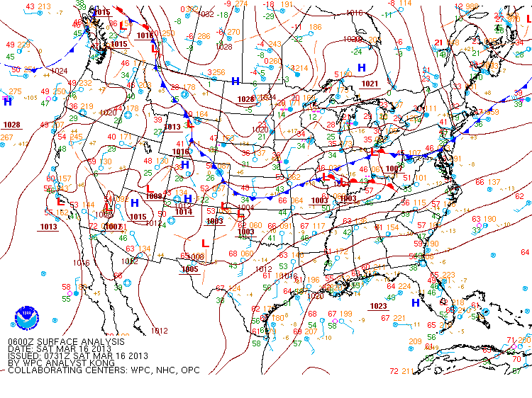 Latest Surface Analysis