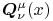 \mathop{\boldsymbol{Q}^{{\mu}}_{{\nu}}\/}\nolimits\!\left(x\right)