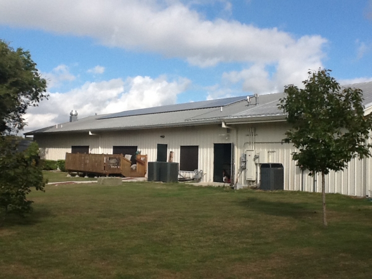 Using money from a Energy Efficiency and Conservation Block Grant, the Greater Randolph Senior Center installed a 7-kW Solar PV system to reduce energy consumption. | Photo courtesy of Bexar County, Texas.