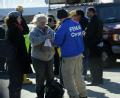 FEMA Corps members talk to residents impacted by Hurricane Sandy