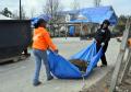 Volunteers are Everywhere Cleaning up Debris