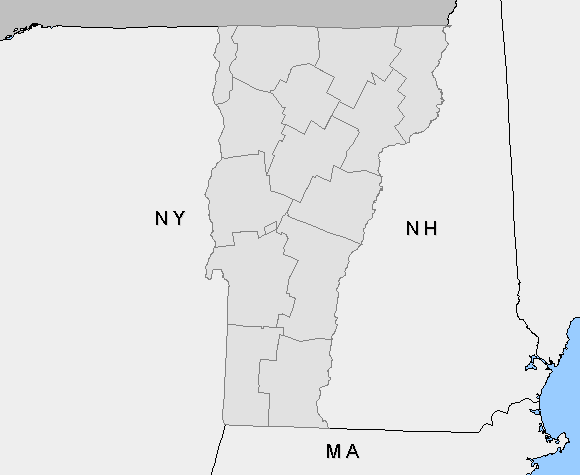 [map image displaying counties that are labeled incident count]