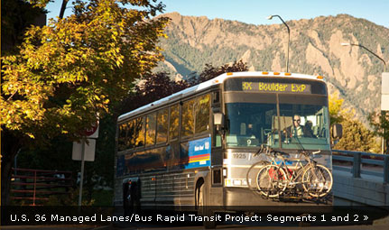 U.S. 36 Managed Lanes / Bus Rapid Transit Project: Segments 1 and 2 - Denver Metro Area, Colorado