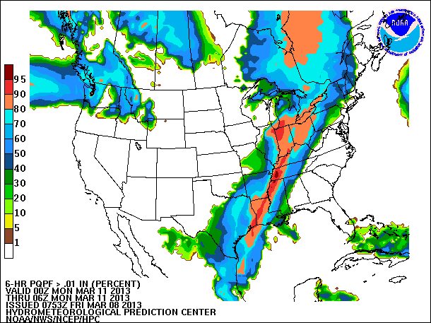 6-Hour PQPF valid 06Z March 11, 2013