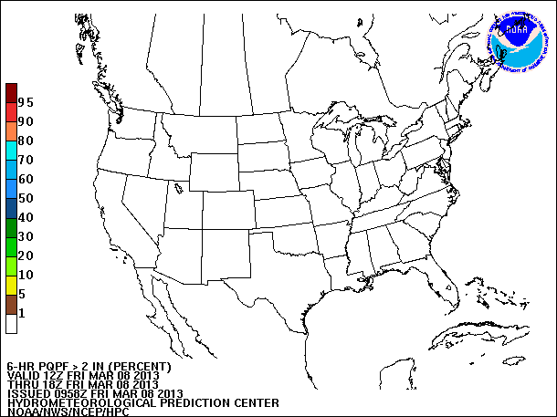 6-Hour PQPF valid 18Z March 8, 2013