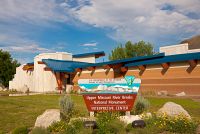 front of interpretive center