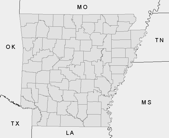 [map image displaying counties that are labeled incident count]