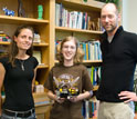 Photo of Anna Kornfeld Simpson with her mentors from UCSD.