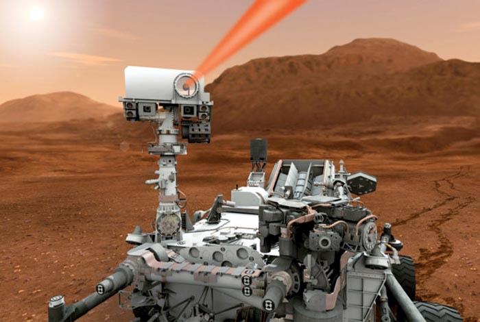 Curiosity rover bears LANL technologies.