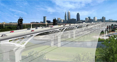 Innerbelt Eastbound Bridge - Cleveland, Ohio