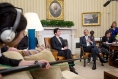 President Obama Meets with Prime Minister Abe of Japan
