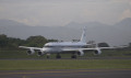 DC-8 en carrera de despegue durante su primer vuelo cientÃ­fico.