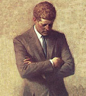 Official White House Portrait of President John Kennedy