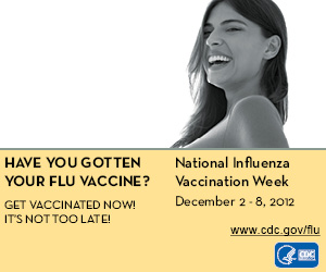 Have you gotten your flu vaccine? It's not too late! It's National Influenza Vaccination Week.