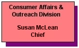 Consumer Affairs & Outreach Division - Susan McLean Chief