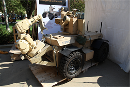 The Gladiator, a unmanned hydro-electric vehicle, was on display at the event and is hoped to be used during foot patrols in the future. The focus of this year’s Pentagon Energy Security Event is “Empowering Defense through Energy Security.” The Department of Defense hosted this event as a part of Energy Awareness Month, it was held in the center courtyard of the Pentagon Oct. 12-15, 2010.