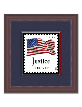 Four Flags "Justice" Framed Art