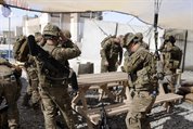 U.S. Soldiers Conduct Dismounted Patrol in Kunar Province