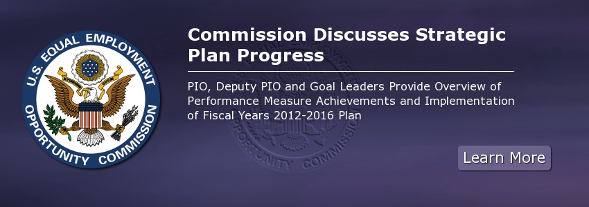 Commission Discusses Strategic Plan Progress