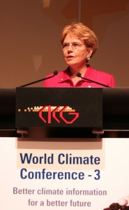 Dr. Jane Lubchenco Addressing the World Climate Conference