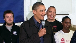 President Obama Speaks to Volunteers on Martin Luther King, Jr. Day