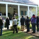 Eddie Cazayoux discussing historic design considerations with participants at the Built for the Bayou Environmental Adapations in Design Workshop