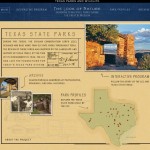 Screenshot of the texascccparks.org website