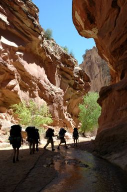 Hikers in Grand Staircase - Escalante National Monument