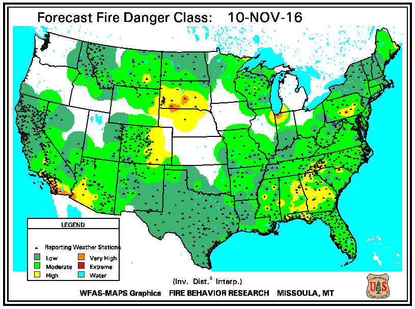 (WFAS) Fire Danger Forecast