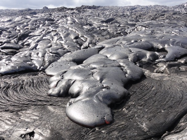 A close look at active lava flows produced by Hawaii's Kīlauea Volcano (Photo: USGS Hawaiian Volcano Observatory)