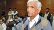 Bashir Bilour, senior minister in Khyber Pashtunkhwa hours before he was killed on December 22, 2013.