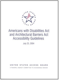 Cover of the ADA and ABA Accessibility Guidelines