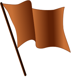 File:Brown flag waving.svg