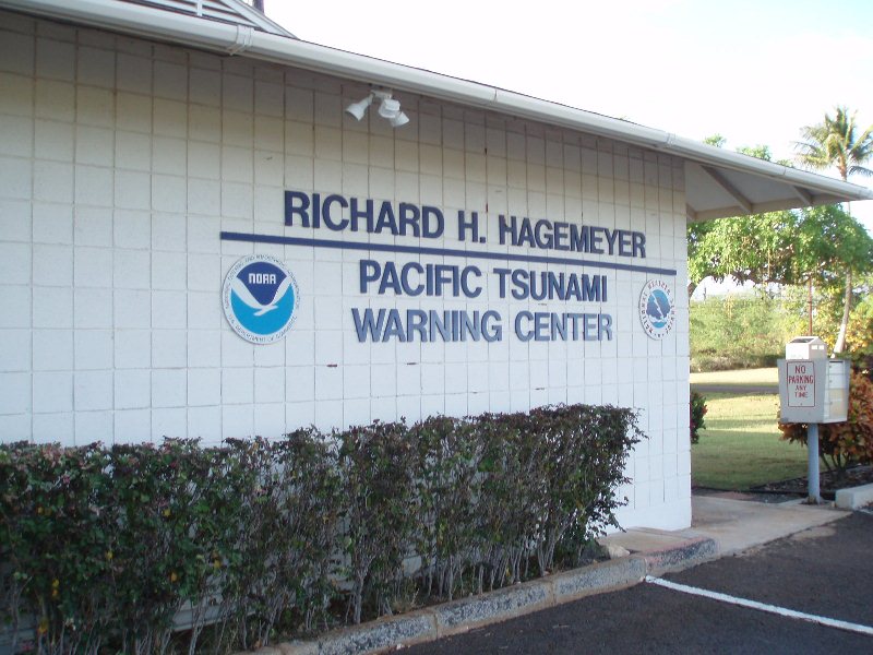 Ewa Beach Hawaii magnetic observatory located at the NOAA Pacific Tsunami Warning Center, PTWC.