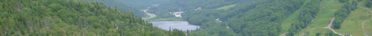 A picture of Cannon Mtn and Echo Lake in NH