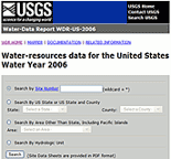 Annual Water Data for Oklahoma home page.