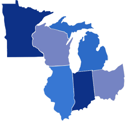 Region V - Serving Illinois, Indiana, Michigan, Minnesota, Ohio, and Wisconsin