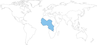 Global map - West and Central Africa