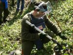 Date: 06/16/2009 Description: A demining technician from The HALO Trust conducts clearance operations in Georgia. - State Dept Image