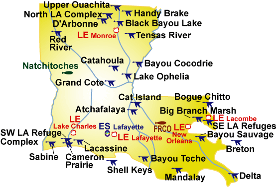 Louisana Map