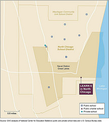 Public, Charter, and Private Schools near Naval Station Great Lakes Military Base