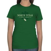 North Texas Mean Green Ladies St. Paddy's Slim Fit T-Shirt - Green -