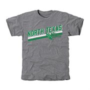 North Texas Mean Green Rising Bar Tri-Blend T-Shirt - Ash -