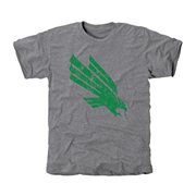 North Texas Mean Green Distressed Logo Vintage Tri-Blend T-Shirt - Ash